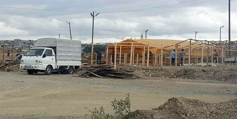 Bursa'da kurban pazar alanlarında hazırlıklar başladı