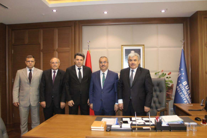 Şöförler odası'ndan Yılmaz'a 'hayırlı olsun' ziyareti