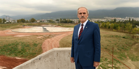 Vakıf parkı şekillenmeye başladı