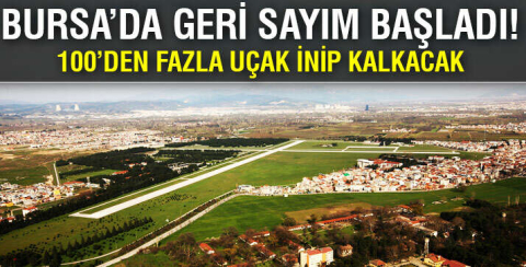 Yunuseli Havaalanı`nda geri sayım