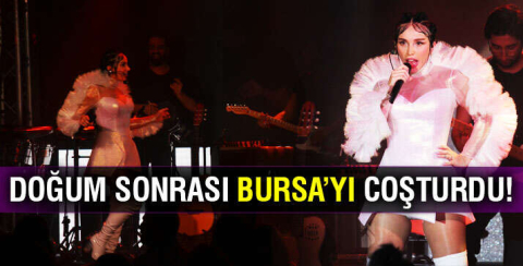Gülşen'den doğum sonrası ilk konser Bursa'da