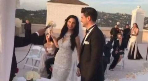 Tolgahan Sayışman ile Almeda Abazi evlendi