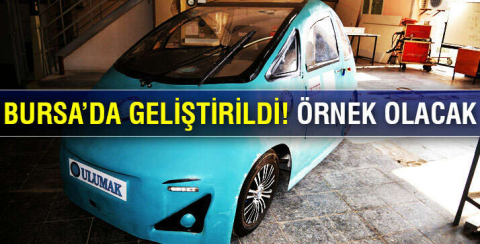 Bursa'da mühendislik öğrencilerinin otomobili örnek olacak