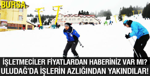 Bursa'da kar var, kayan yok