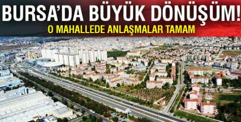 Bursa'da Akpınar sakinlerinden kentsel dönüşüm için imza