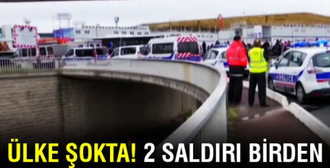 Paris'teki havaalanında iki saldırı!