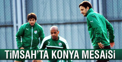 Bursaspor'da Atiker Konyaspor mesaisi