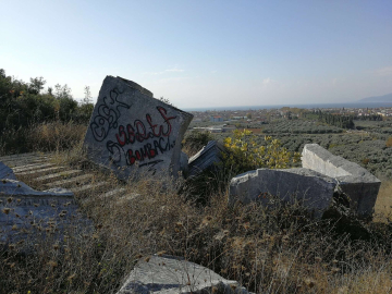 30 tonluk kral mezarı yine tahrip edildi