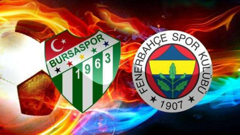 Bursaspor 0-1 Fenerbahçe maçı