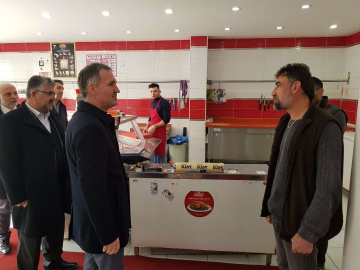 Taban’dan esnafa çat kapı ziyaret