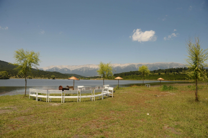 Gököz Göleti büyülüyor