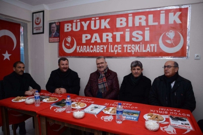 Başkan Özkan’dan BBP ve MHP’ye ziyaret