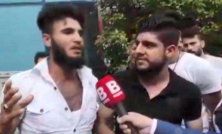 'Kafa keseceğim' diyen Suriyeli adliyede