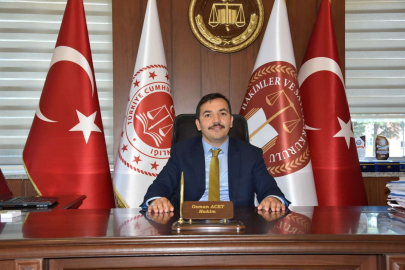 Ağır ceza reisi göreve başladı