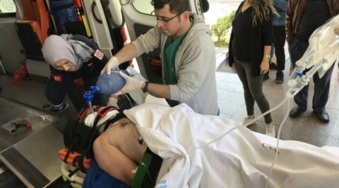 Fabrikada iş kazası: 2 yaralı