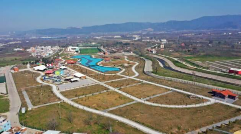 Vakıf Kent Parkı’nda son rötuşlar