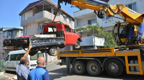 Yıldırım’da hurda temizliği