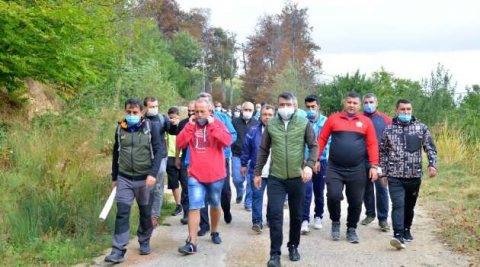 BAŞKAN YILMAZ, MUHTARLARLA YÜRÜDÜ