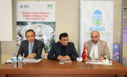 Bursa Kent Hali esnafına Soğuk Zincir Finansal Destek Programı anlatıldı