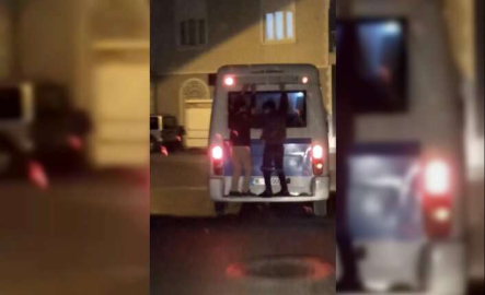 Bursa’da çocukların tehlikeli yolculuğu