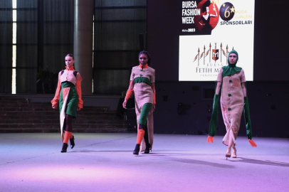 Bursa kumaşından üretilen en güzel tasarımlar sergilendi