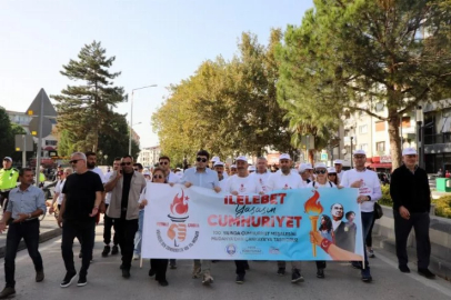 Cumhuriyet yürüyüşü beşinci günde Seyitgazi’de