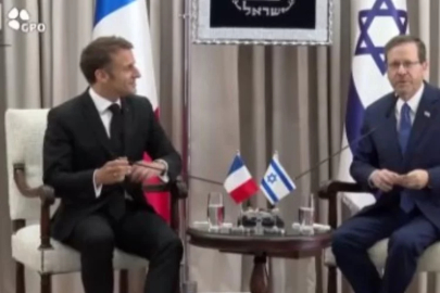 Fransa Cumhurbaşkanı Macron, İsrail’de