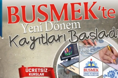 BUSMEK’in lezzet atölyelerine kayıtlar başladı