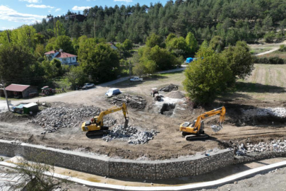Harmancık'ta Bağ Deresi güvenli hale geldi