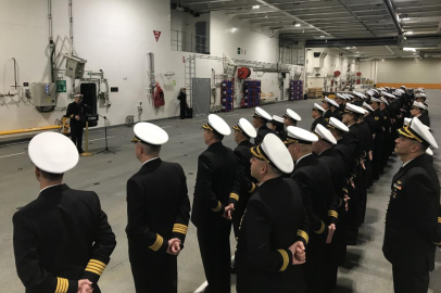 TCG Anadolu gemisinde 100’üncü yıl töreni