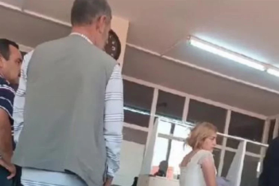 Gelinlikle notere gidip otomobil devri verdi