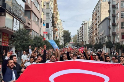 Bursa’da Çarşamba Mahallesi kırmızı beyaza büründü