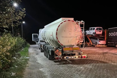 Bursa'da tankerden sızan hidrojen gazı korkuttu!