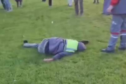 İki parçaya bölünen motosikletin sürücüsü hayatını kaybetti