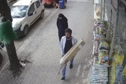 Dükkandaki ısıtıcıyı kucakladı, yürüyerek uzaklaştı