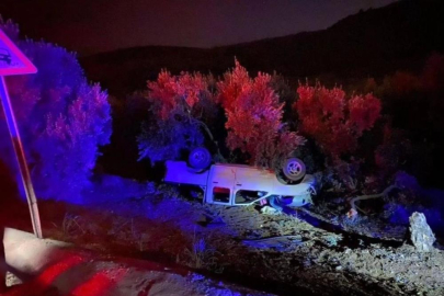 Direksiyon hakimiyetini kaybetti, tarlaya daldı: 1 ölü