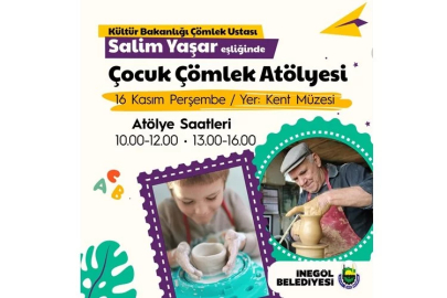 Çocuklar çömlek atölyesinde hünerlerini sergileyecek
