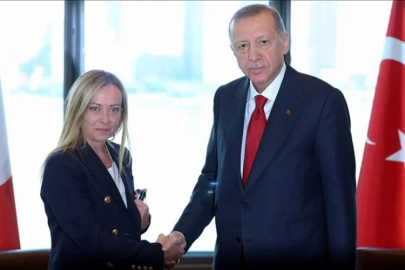 Cumhurbaşkanı Erdoğan, İtalya Başbakanı Meloni ile görüştü