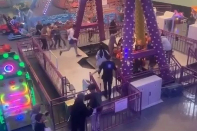 Bursa'da Korupark'taki dehşet anları kamerada...