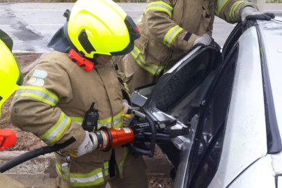 Bandırma - Bursa karayolu üzerinde trafik kazası: 1 yaralı