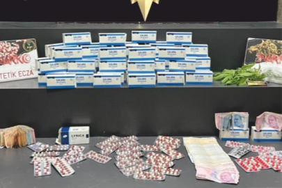 Binlerce sentetik hap ele geçirildi