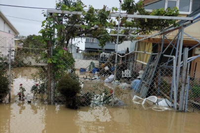 Bursa’da yaşanan şiddetli yağış o köyü sular altında bıraktı