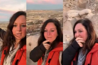 Rus turist ezan sesini duyunca gözyaşlarını tutamadı