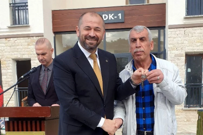 Orhaneli TOKİ'de anahtar sevinci