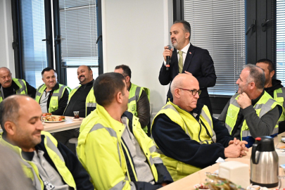 Başkan Aktaş'tan  Yol İşleri çalışanlarıyla buluştu