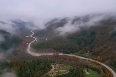 Uludağ’da renk cümbüşü havadan görüntülendi