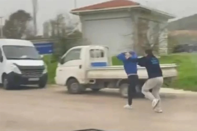 Bursa'da kovaladığı kişiyi yakalayıp darp etti
