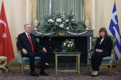 Erdoğan, Yunanistan Cumhurbaşkanı Sakellaropoulou ile görüştü