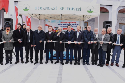Hüdavendigâr Osmangazi Camii dualarla ibadete açıldı