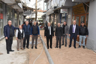 50 yıl sonra sokaklar yenilendi esnafın yüzü güldü